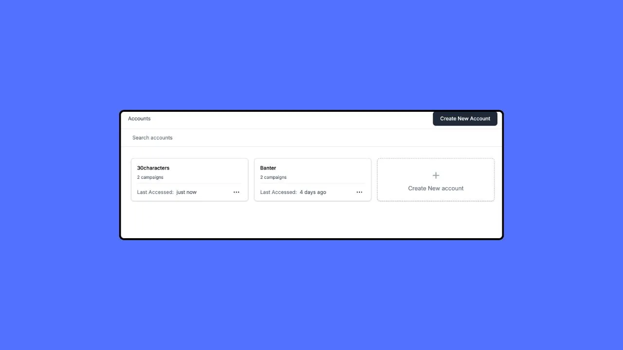✨ What's New: Account filters, campaign search & more language support