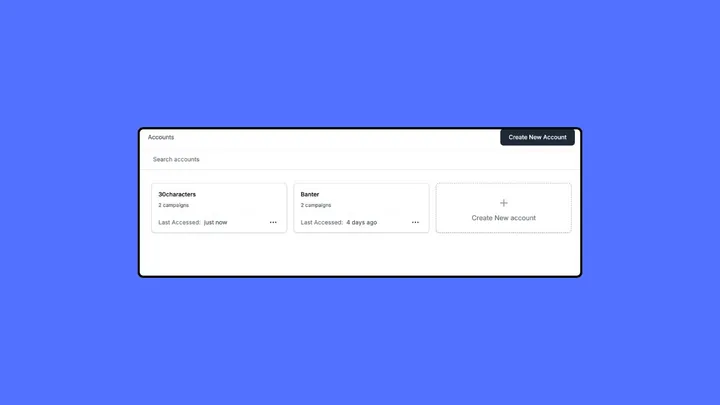 ✨ What's New: Account filters, campaign search & more language support