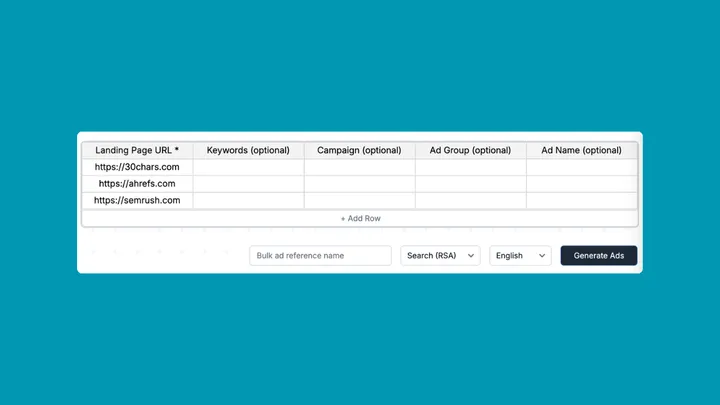 ✨ What's New: Bulk Ad Generation